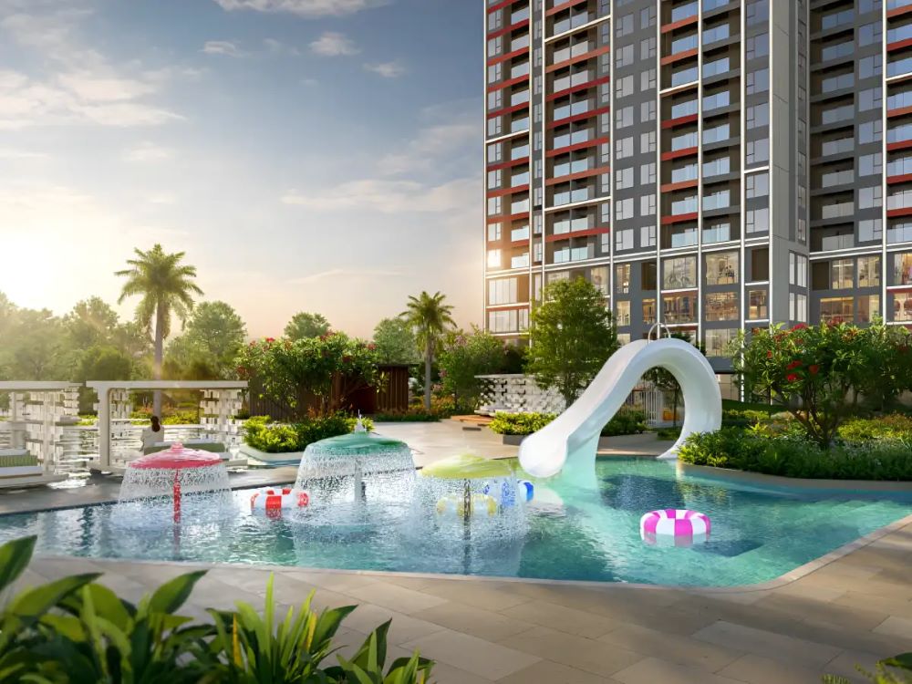 Bể bơi trẻ em ngoài trời tại Masteri Era Landmark